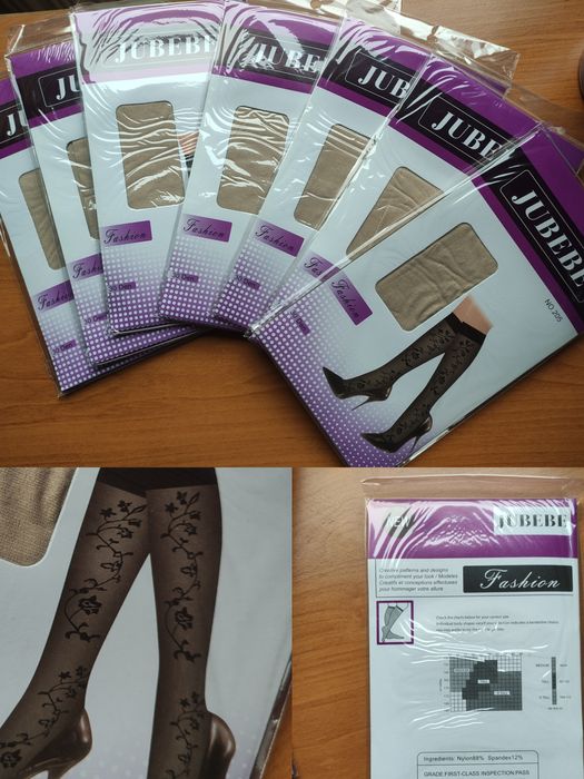 Различни видове дамски чорапи