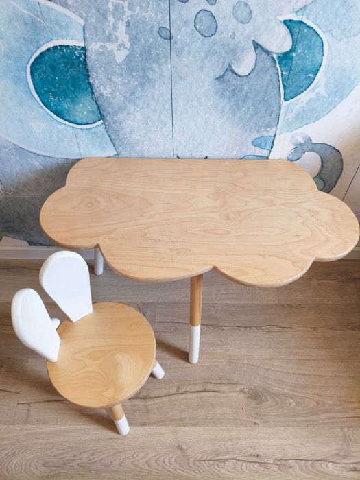 Детска маса и стол от шперплат