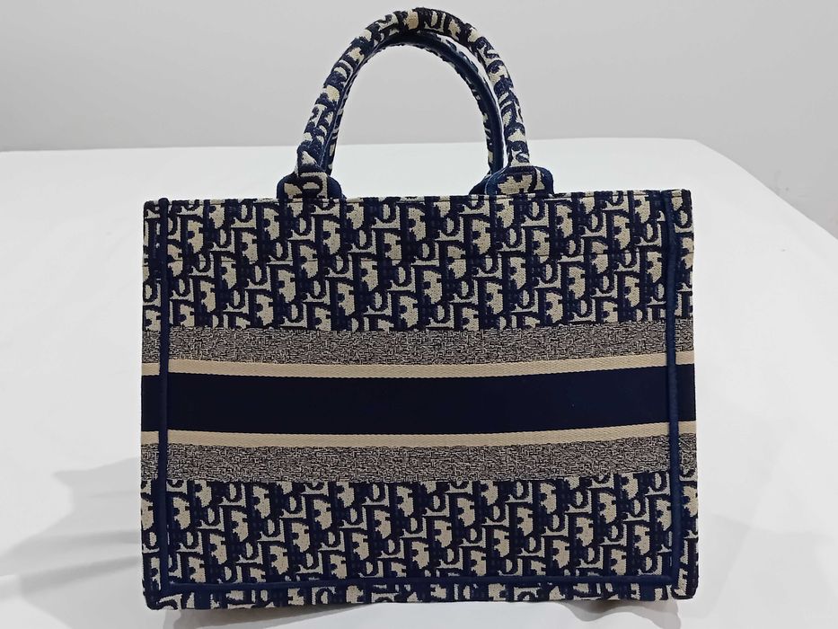 Geantă Dior Book Tote - Geantă de umăr / de mână din piele naturală Mulberry - Geantă Pilot