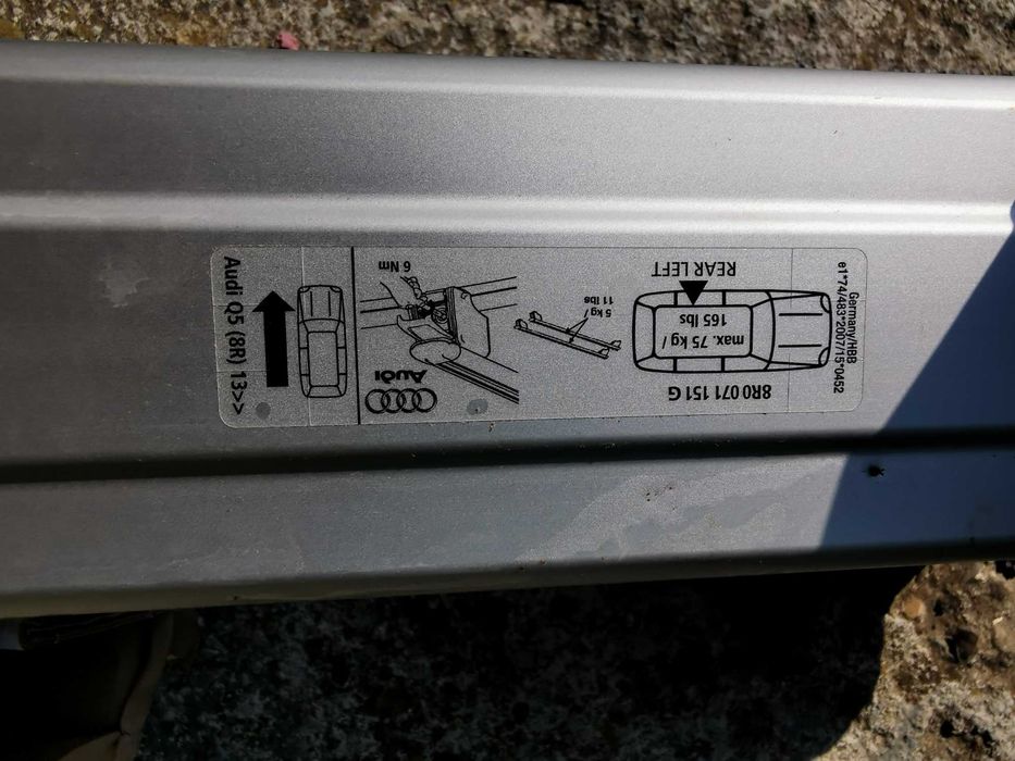 Bare transversale originale Audi Q5