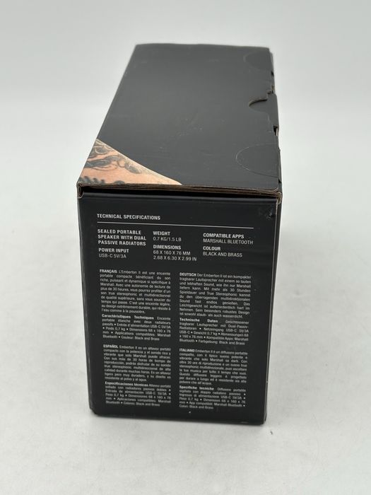 Boxa Marshall Emberton II Bluetooth, sigilata, transport inclus