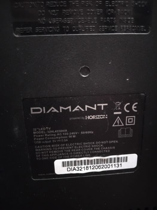 Продавам телевизор Diamant диагонал 32