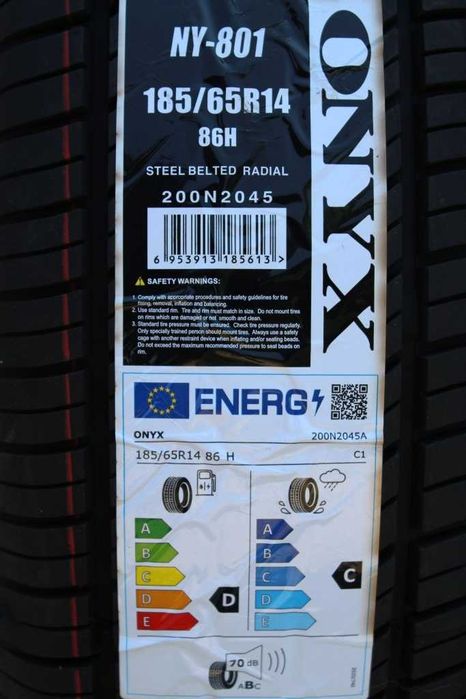 Anvelope vara noi 185/65R14 86H, Onyx, DOT 2025