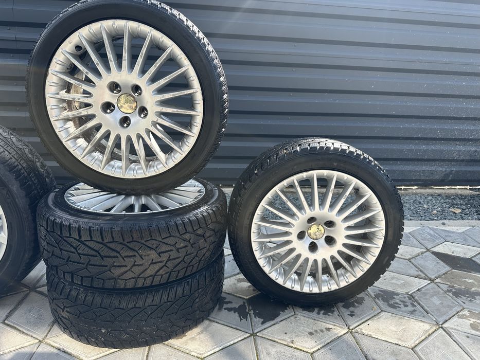 Jante aliaj R17 Alfa romeo 5x110 / 5 x 110 + cauciucuri iarna noi 225 / 45 / R17  - 225/45/R17
