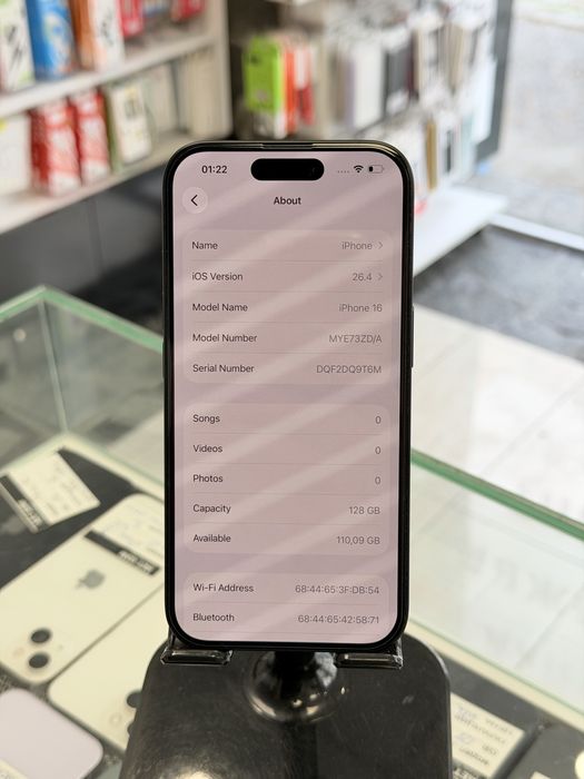 Apple iPhone 16 128GB Black