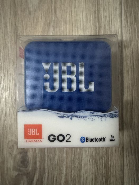 JBL GO 2 синий полный комплект