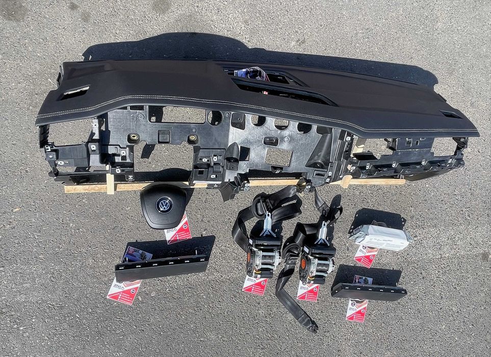 VW touareg 3 2018+ kit airbag volan pasager plansa de bord set centuri