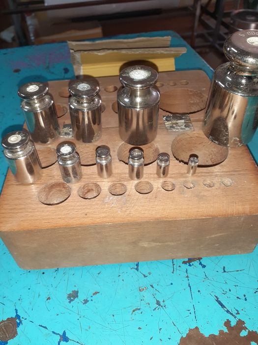 Etalon trusă  cu greutăți ptr.cântar