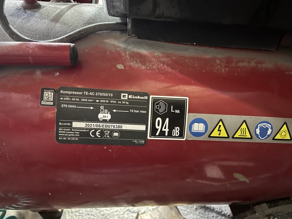 Компресор за въздух  50L einhell