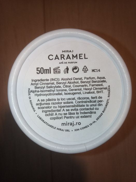 Parfum Miraj de Caramel