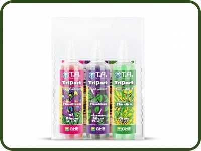 Удобрения TRIPART T.A. 3Х60 ML Flora Series GHE Gro Bloom Micro