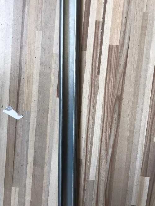 Profil metalic folie solar(bagheta folie solar)cu sarma plastifiata