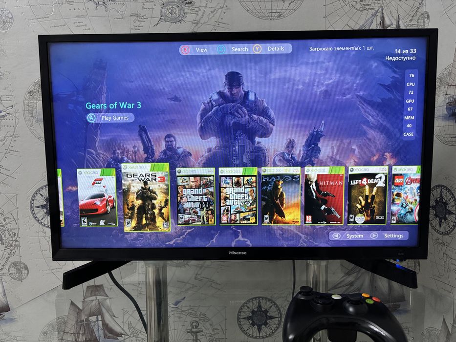 Xbox 360 прошитий с 2 джойстиками, hdmi, блоклм питания