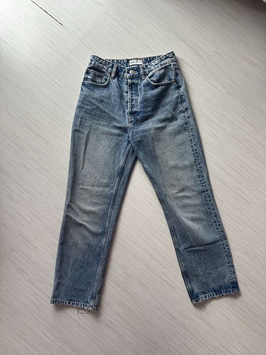 Дънки Zara в синьо и черно