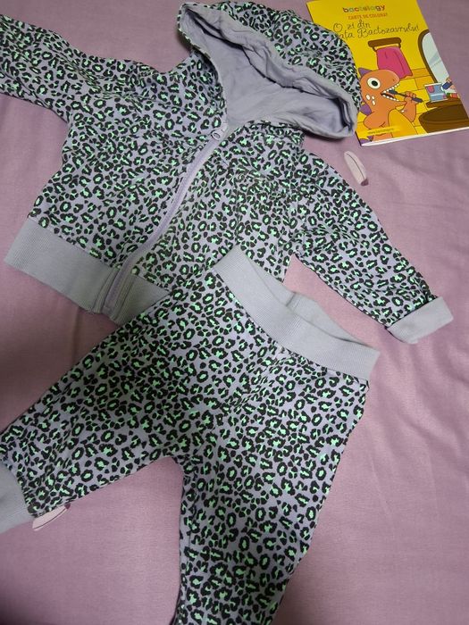 Set trening si set tricotat bebe fetita 6 9 luni