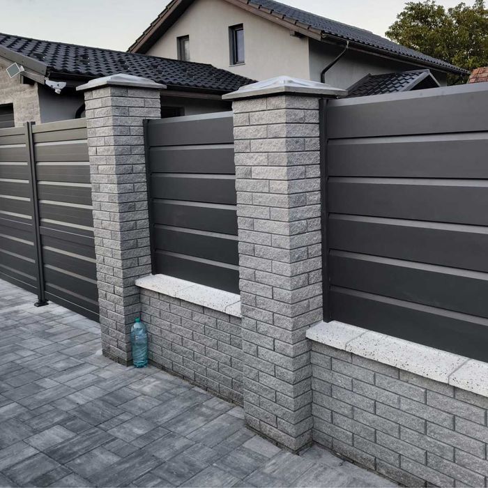 Garduri și porți din aluminiu || Asigurăm montajul și construim structura (metal, beton, bolțari de beton) || Hai să discutăm