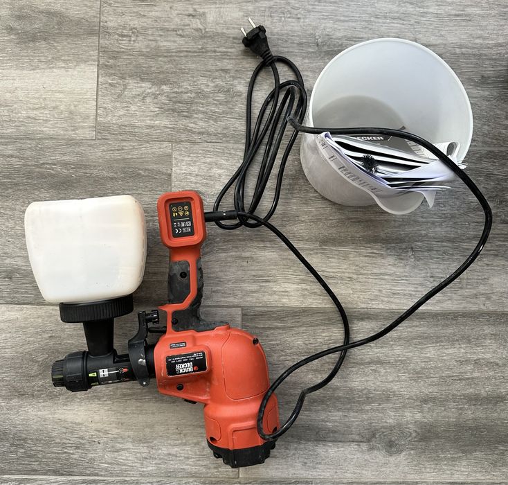 Pistol Pulverizare Fina Black+Decker HVLP200 400W 1200ml