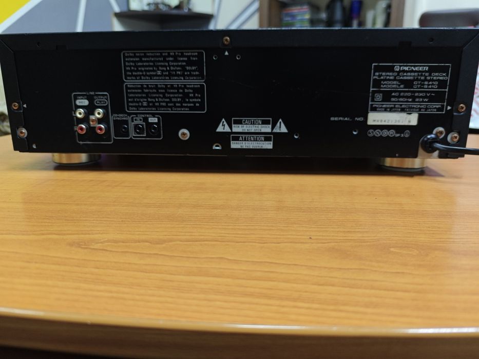 Deck casetofon pioneer