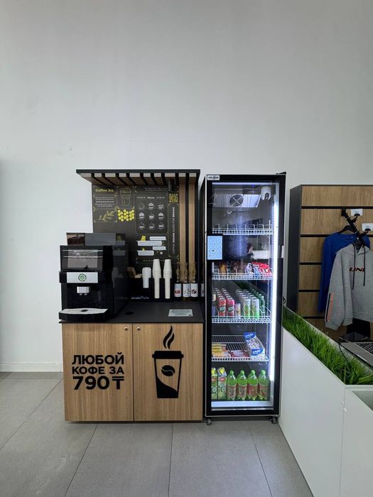Микромаркет + кофейня самообслуживания