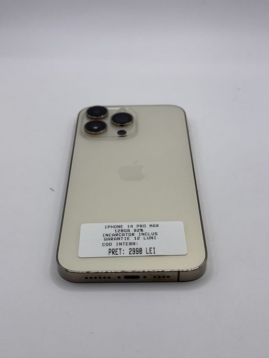iphone 14 pro max 128gb 92% garantie Rate - zonemag.ro