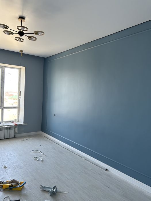 Поклеика обоев качественно