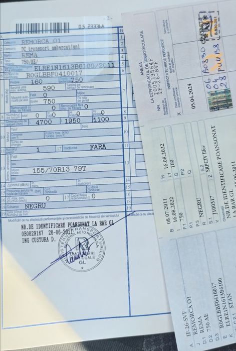 Peridoc 750kg, inmatriculat. 5x2. Proprietar.