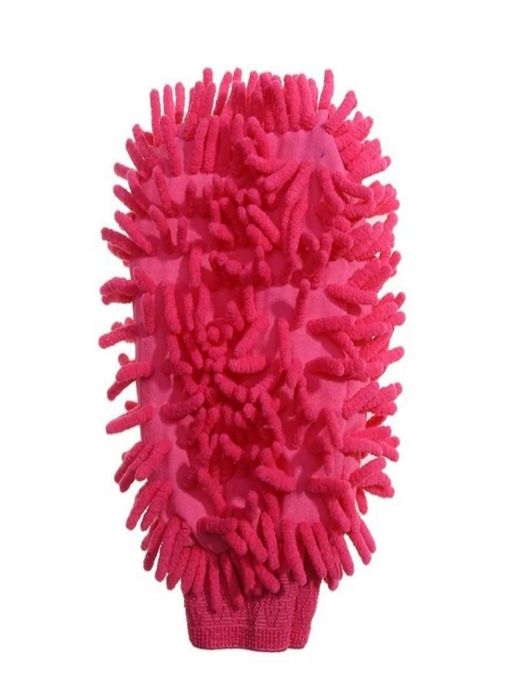 Avtomobil yuvish uchun gubka perchatka, qirmaydi, mikrofiber latta