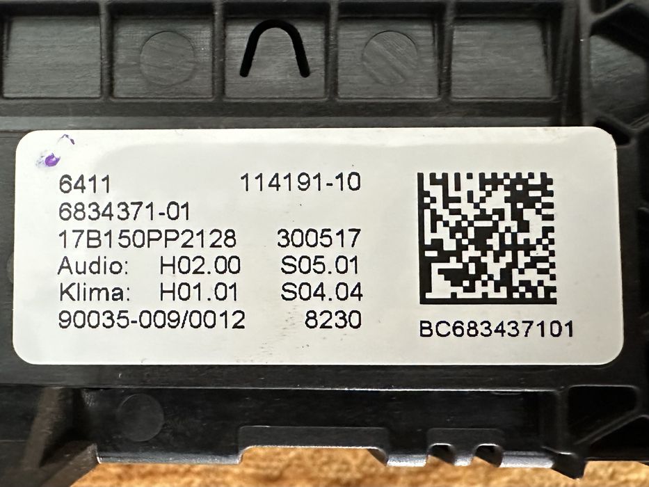 Panou clima / Climatronic BMW Seria 7 G11, G12