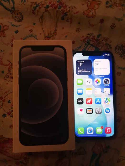 IPhone 12 original liber de rețea perfect funcțional cu cutie