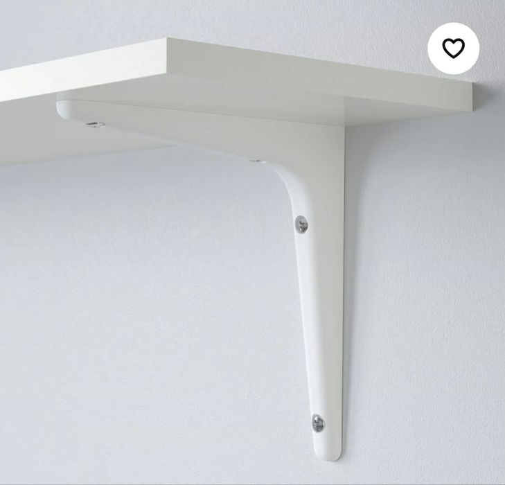 Combinaţie etajeră, alb/alb, 59x20 cm