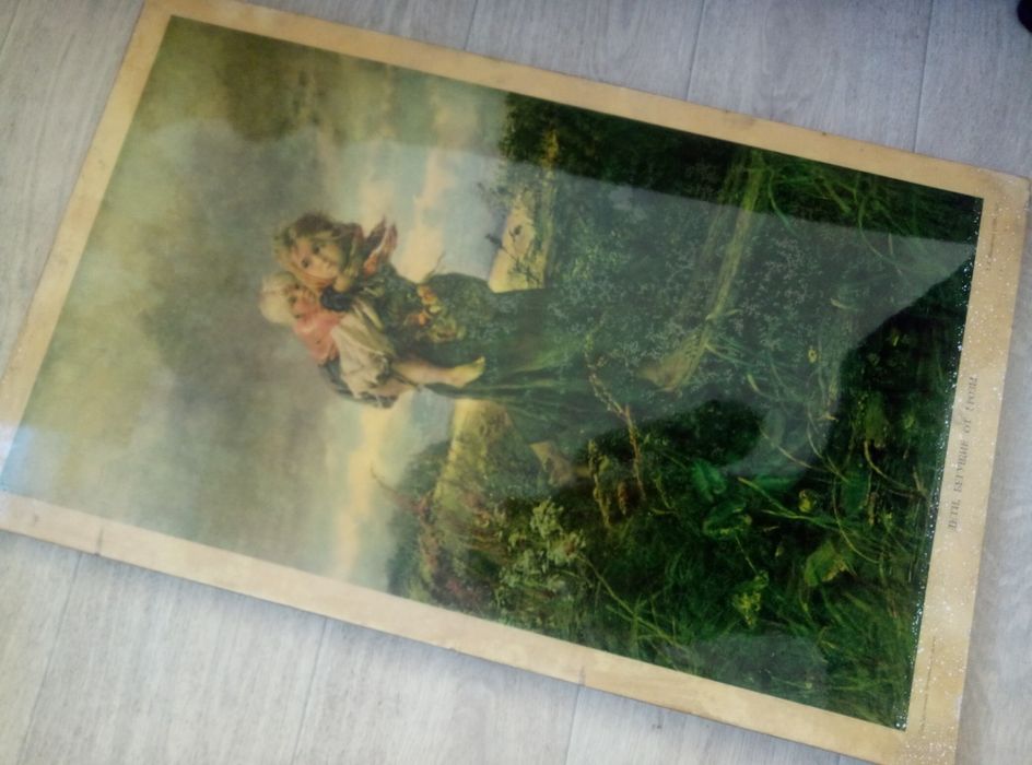 Картина. Дети, бегущие от грозы.