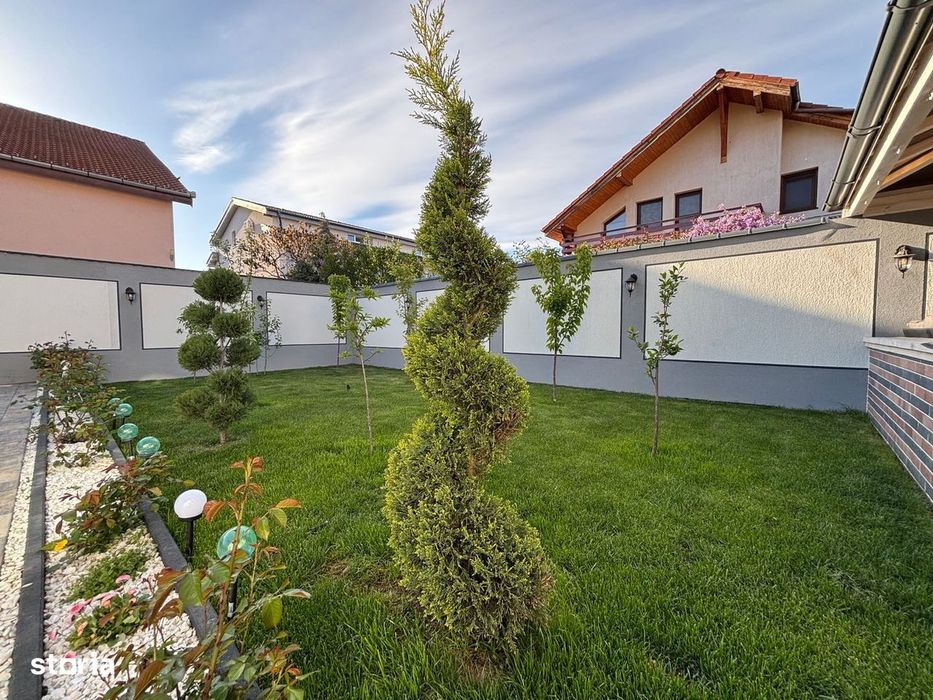 Casă elegantă cu 6 camere și curte spațioasă în Șelimbăr – Zona Brana