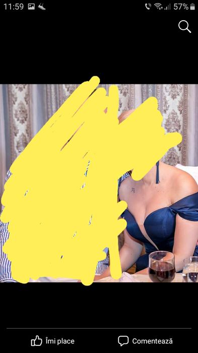 Rochie eleganta  de saten
