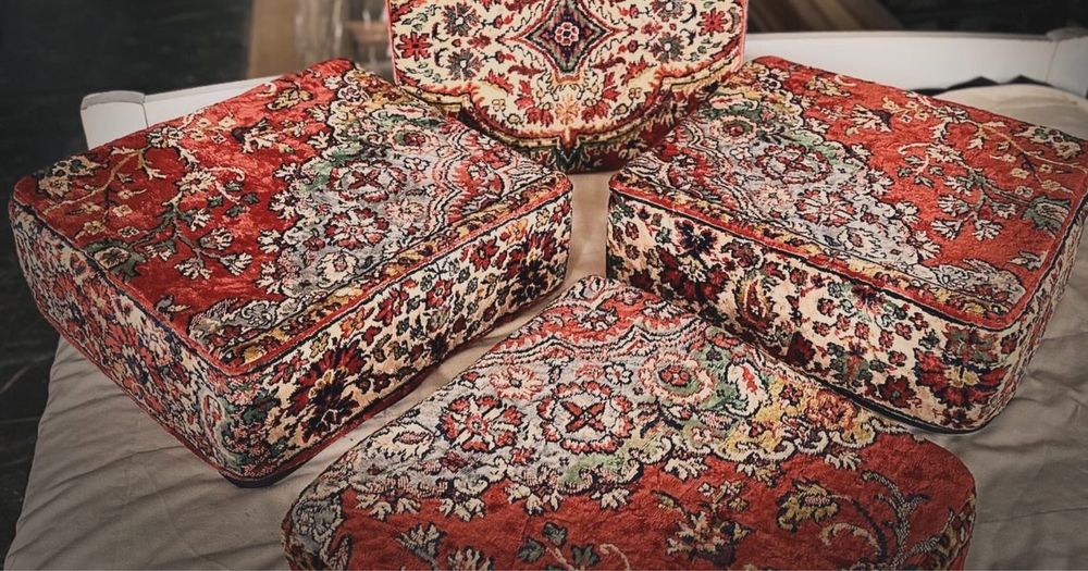 Пуфы в марокканском стиле