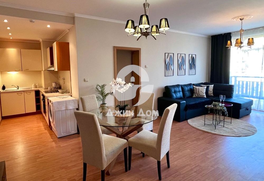 Тристаен апартамент с ЧАСТИЧНА ГЛЕДКА МОРЕ в к-с "Райска градина"