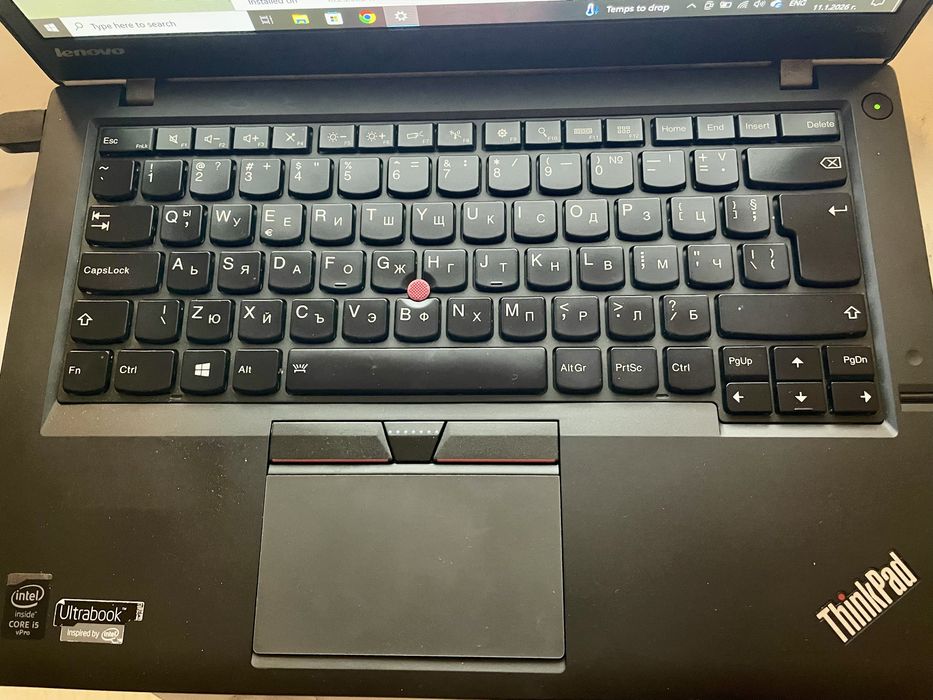 Продавам лаптоп Lenovo ThinkPad T450s