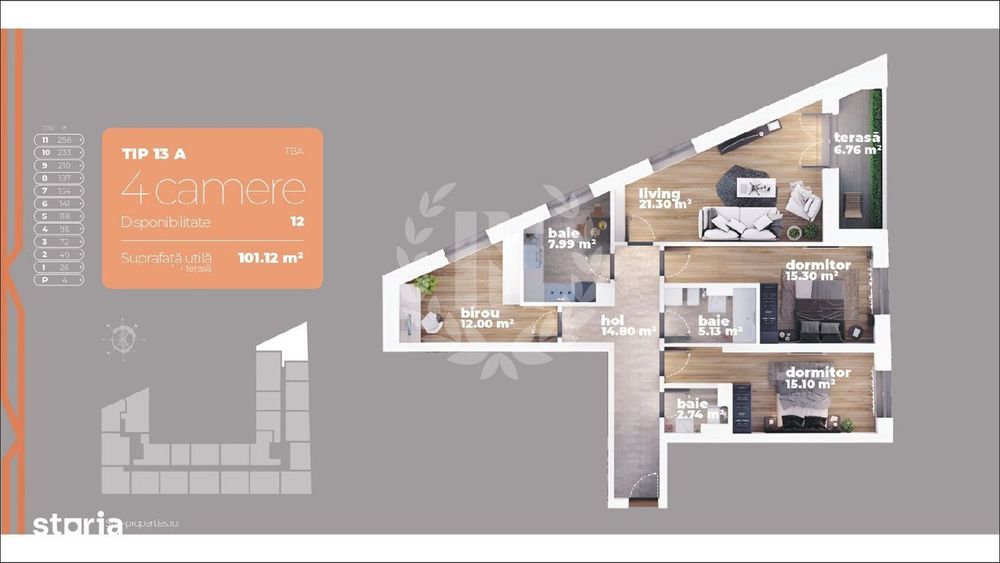 Apartament 4 camere | Imobil Nou | Metrou Sector 3 | Prețuri Promo
