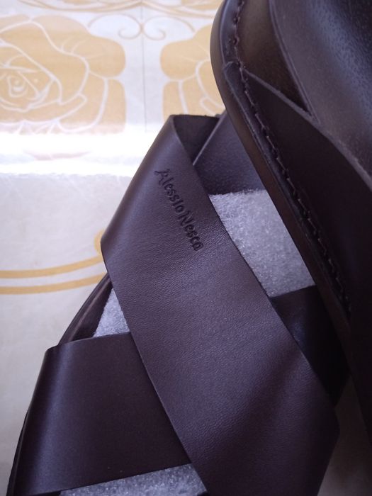 Мужской летний тапочки кожаный 44 размери