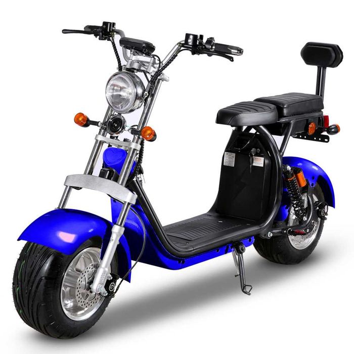 Scuter Electric CityCoco 1500W - Baterie Detașabilă 60V 26Ah fara permis Certificat COC inclus