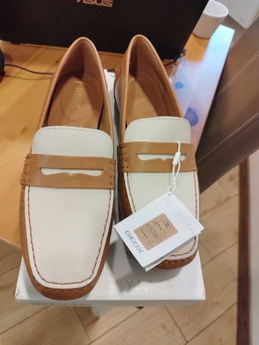 Нови дамски мокасини Geox,ном.38. 89 евро
