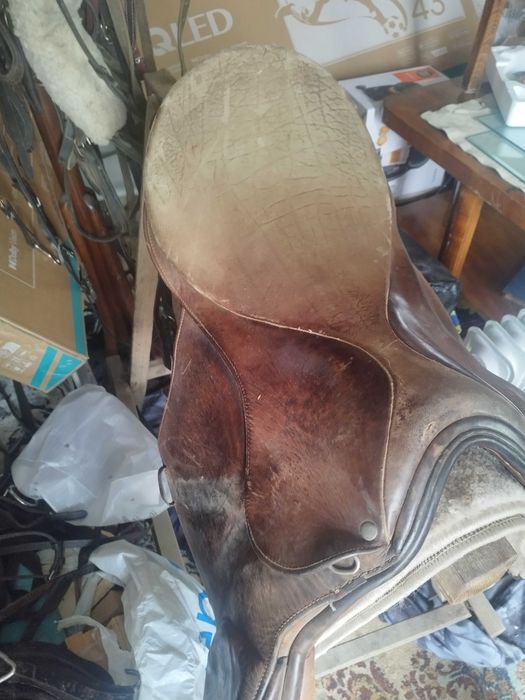 Șa de piele originala echitație