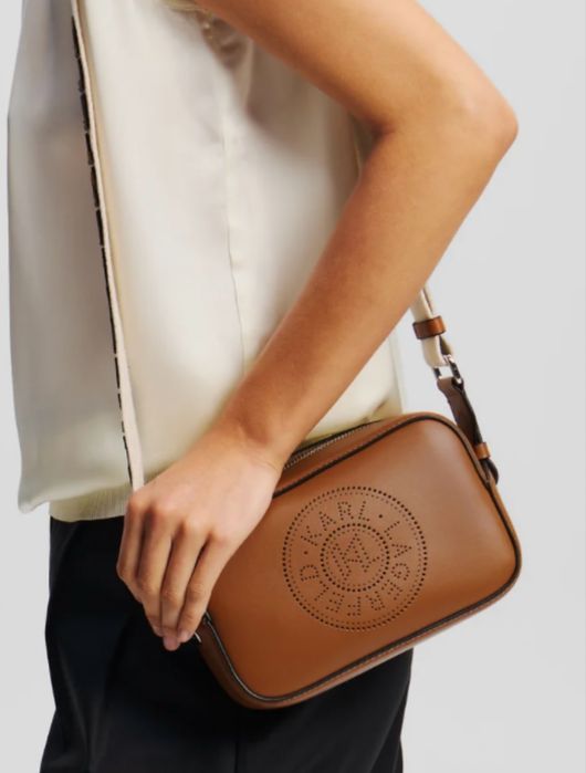 Оригинална Чанта Karl Lagerfeld естествена кожа