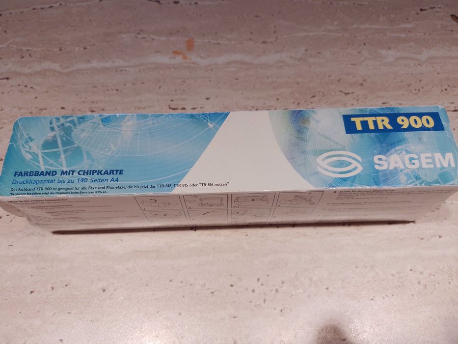 Sagem Thermo-Transfer-Rolle TTR 900  + Chip - ORIGINALA