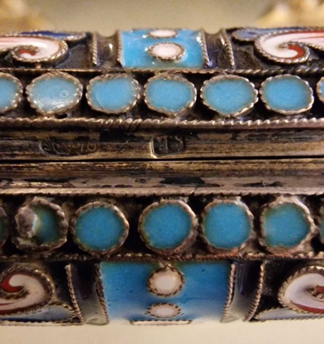 Tabachera din argint