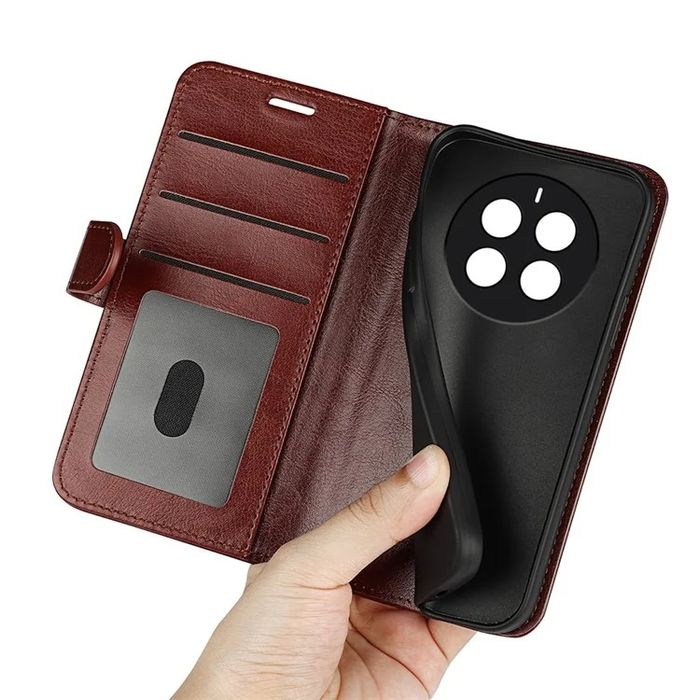 Realme 12 Pro+ / 12 Pro / Кожен калъф тип тефтер