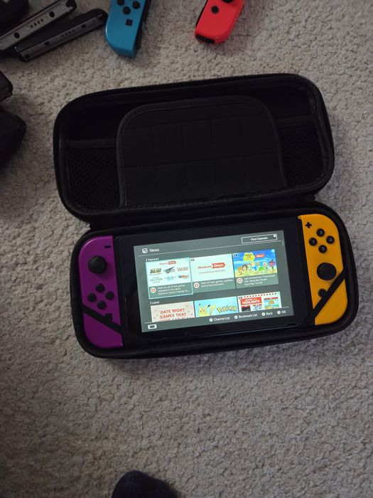 Nintendo switch+ set suplimentar de joy-con