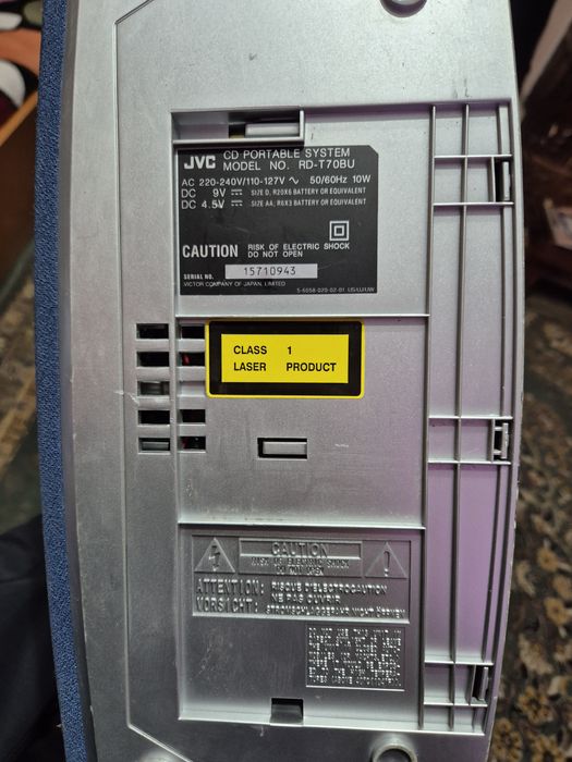 Cd Player JVC rd-T70BU