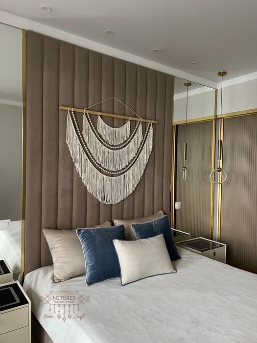 Бохо, макраме панно