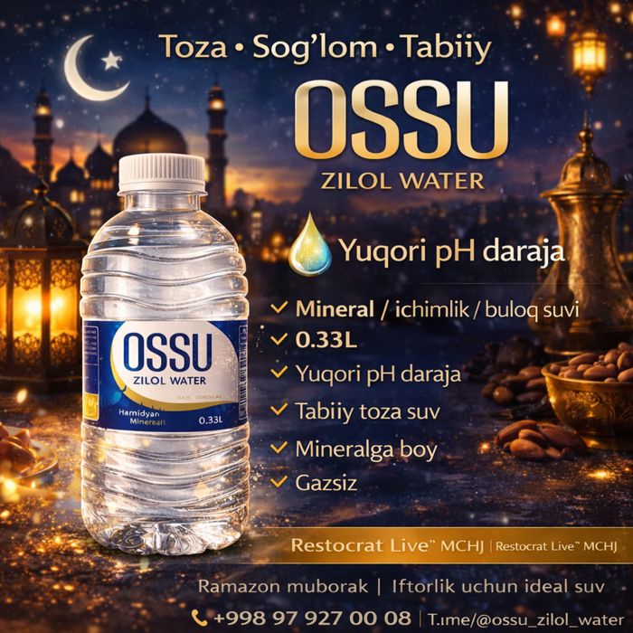 Tayyor biznes Suv ishlab chiqarish