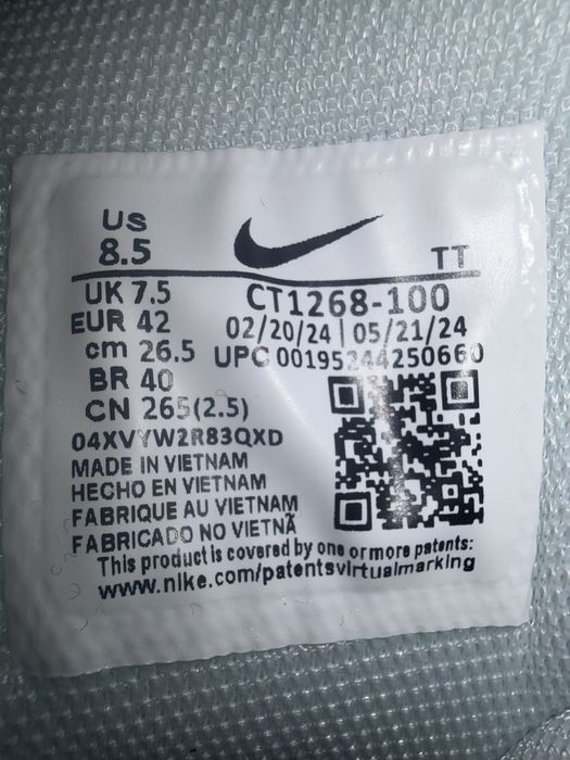 Nike Air Max 95 Triple White - 41,42,43,44,45,46